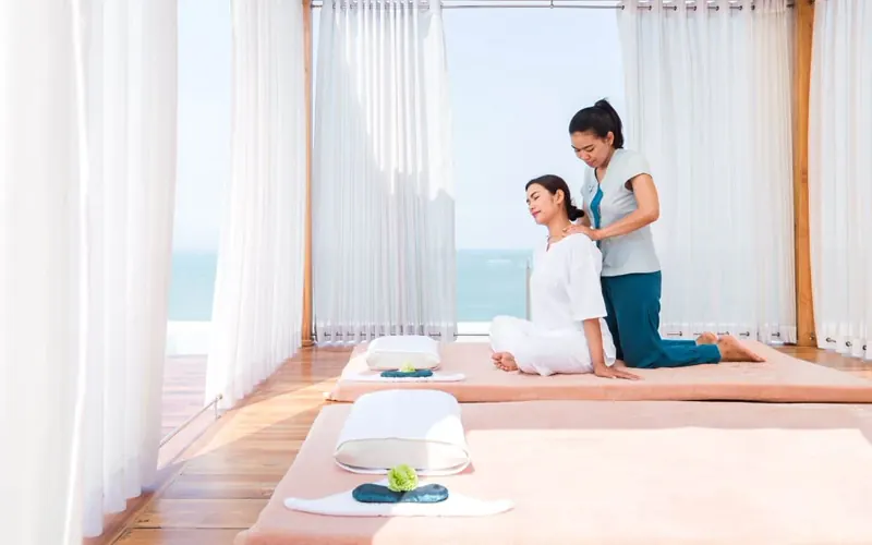 Sea-facing treatment room at Luminous Spa inside Cape Dara Resort Pattaya