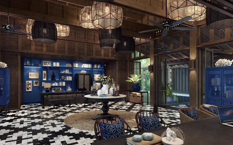 Kimpton Kitalay Samui lobby lounge interior